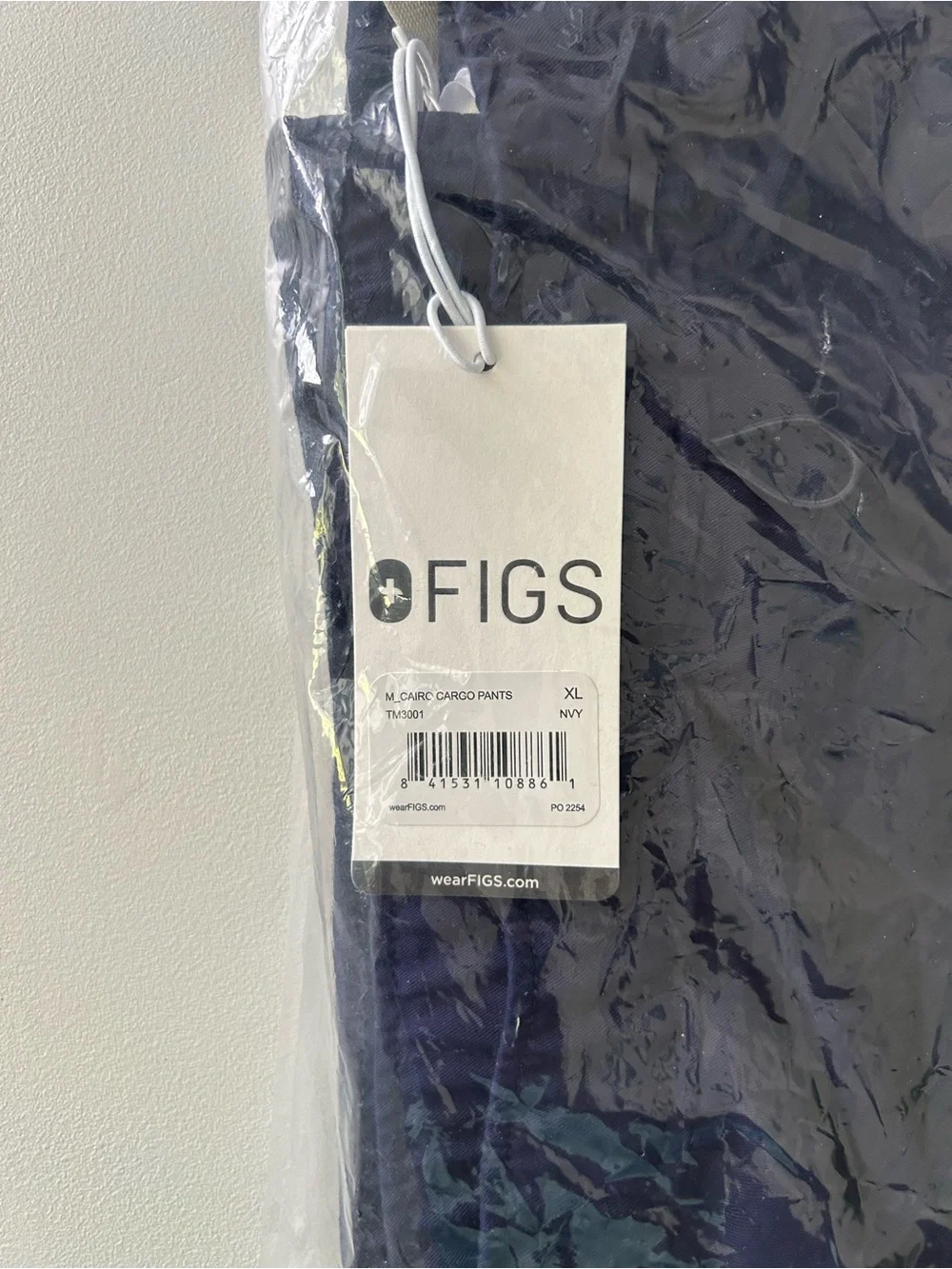 Figs Men's Navy Cairo Straight-Leg Scrub Pant